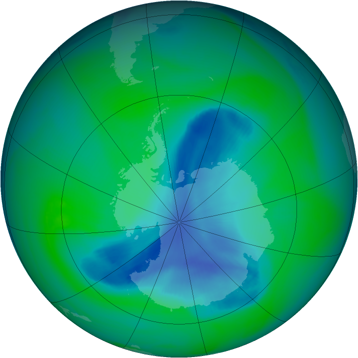Ozone Map 2005-12-03